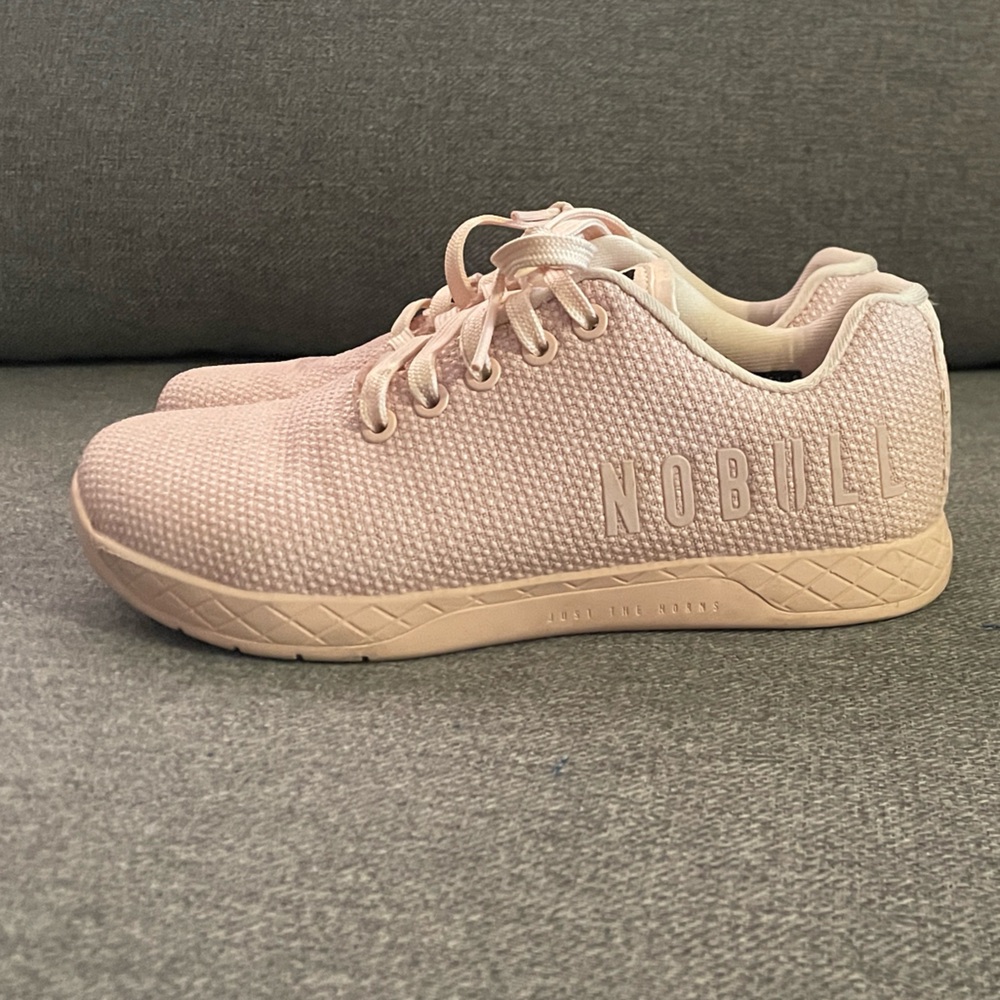 NOBULL Knit Trainer in Pale Pink